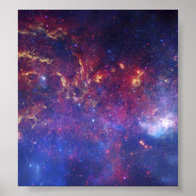 Center of the Milky Way Galaxy IV Poster (Front)