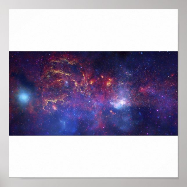 Center of the Milky Way galaxy Poster (Front)