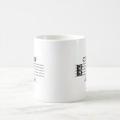 Center of the Musical Universe Alto Clef Design Coffee Mug (Center)
