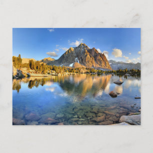 Center Peak over Lower Golden Bear Lake - Sierra Postcard