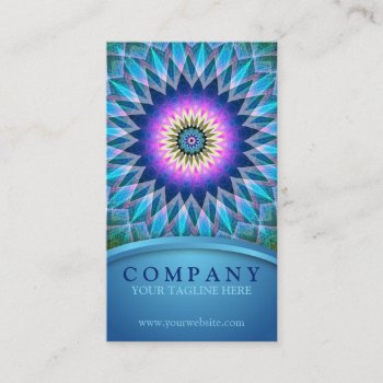 Center Point Mandala Appointment Card by WavingFlames at Zazzle