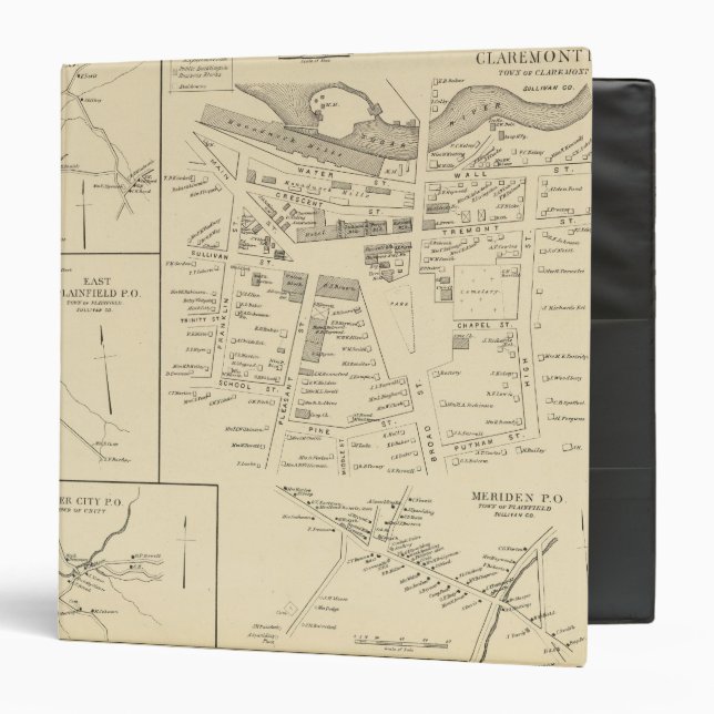 Center pt Claremont PO 3 Ring Binder (Front/Inside)