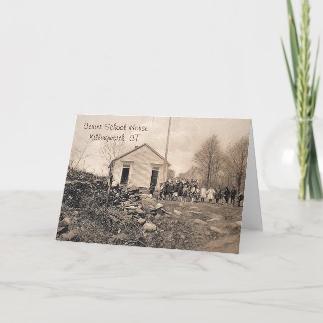Center School House Greeting Card (Front)