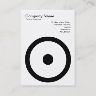 Center Spotted Circle Business Card
