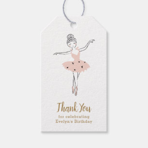 Center Stage Birthday Party Gift Tags