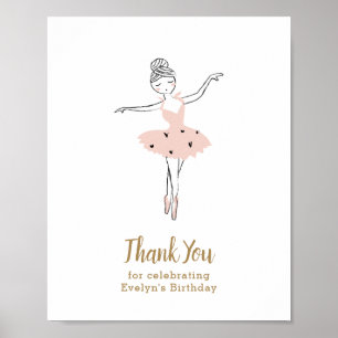 Center Stage Birthday Party Poster