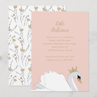 Center Stage Kids Birthday Party Invitation