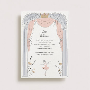 Center Stage Kids Birthday Party  Invitation by origamiprints at Zazzle