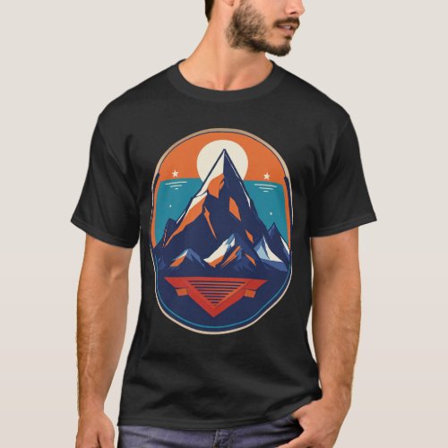Center Stage Mountain Peak T_Shirt