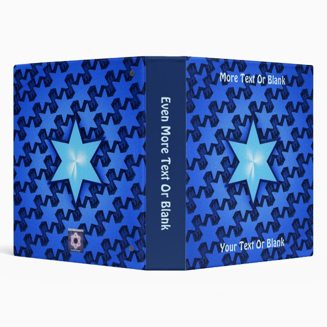Center Star 3 Ring Binder (Background)