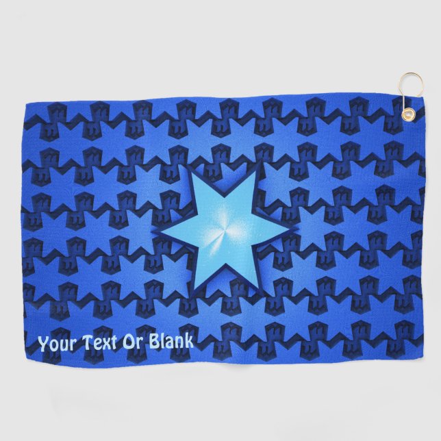 Center Star Golf Towel (Horizontal)