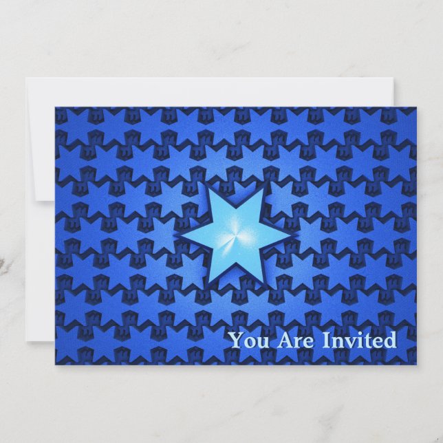 Center Star Invitation (Front)