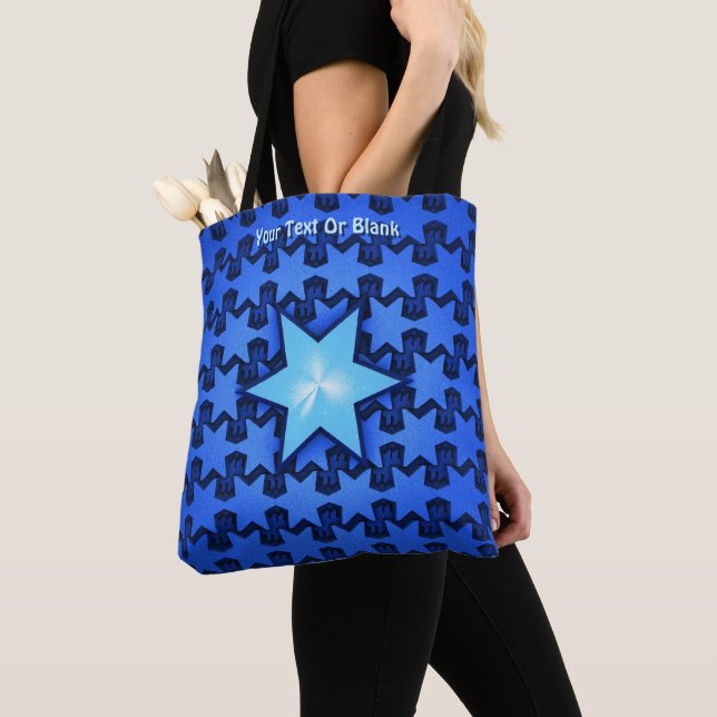 Center Star Tote Bag (Close Up)