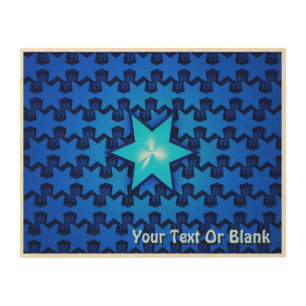 Center Star Wood Wall Decor