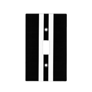 center stripe light switch cover