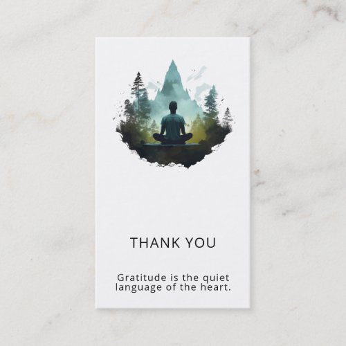Center Within | Forest Meditation Business Card