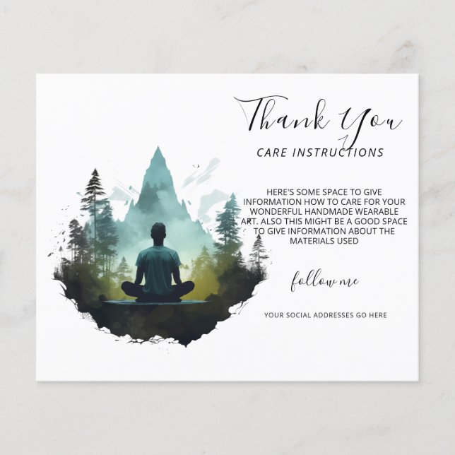 Center Within | Forest Meditation Flyer (Front)
