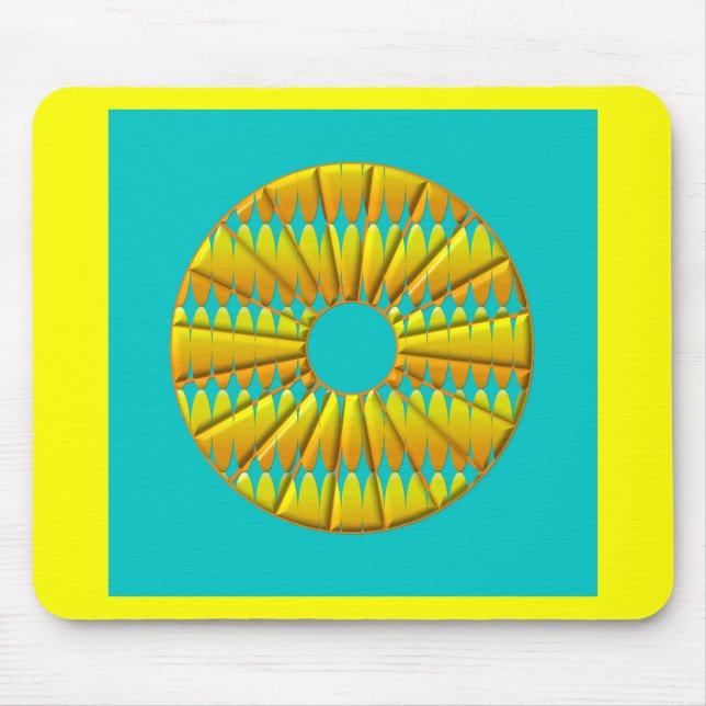 Center yellow mouse pad (Front)