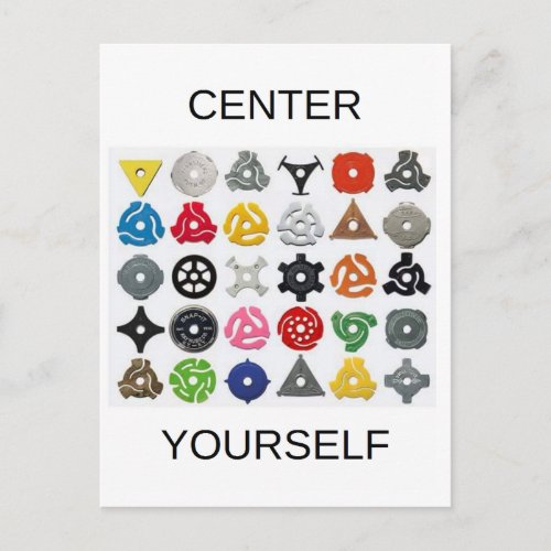 Center Yourself Postcard