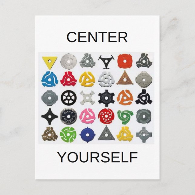 Center Yourself Postcard (Front)