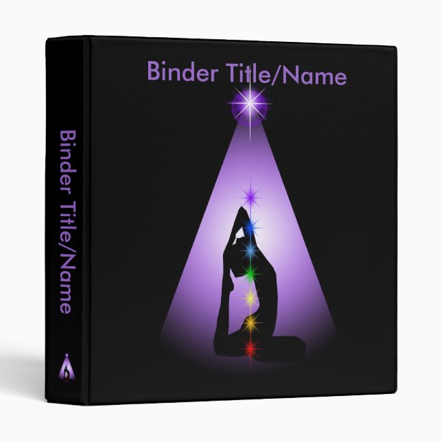Centered 3 Ring Binder (Front/Spine)