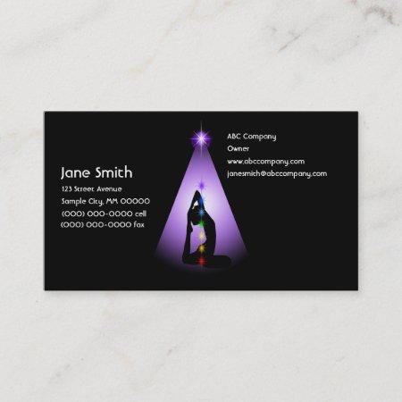 Centered Business Card