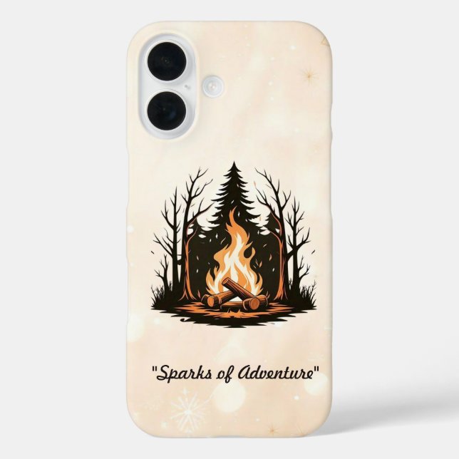 "Centered Campfire Design" Case-Mate iPhone Case (Back)