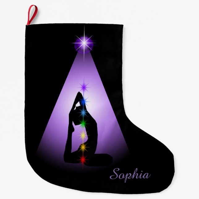 Centered Large Christmas Stocking (Front)