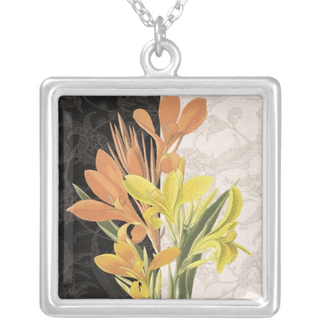 Centerpiece I Silver Plated Necklace (Front)