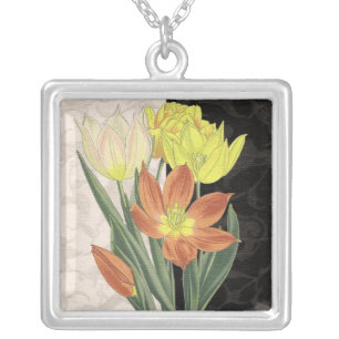Centerpiece II Silver Plated Necklace
