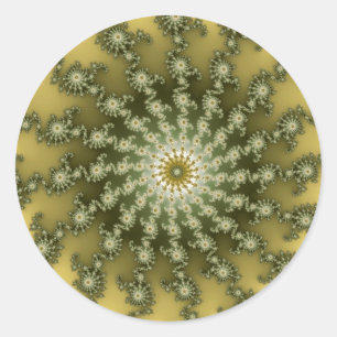 Centerpoint - Fractal Classic Round Sticker