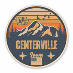 Centerville, Iowa, United States Sticker