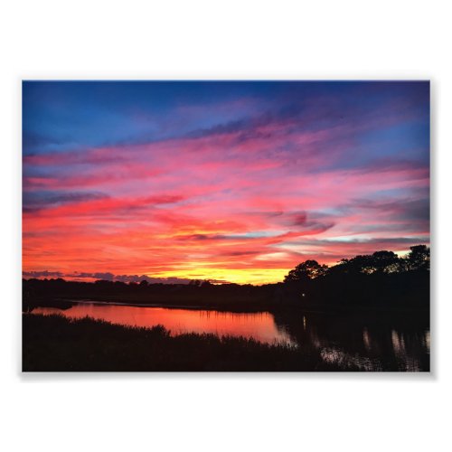 Centerville River Sunset Cape Cod  Photo Print