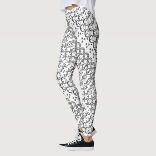 Centesimal 10 Digit Pi by Kenneth Yoncich Leggings