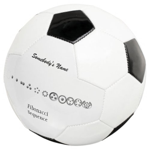 Centesimal 12Digit Fibonacci Sequence by K Yoncich Soccer Ball