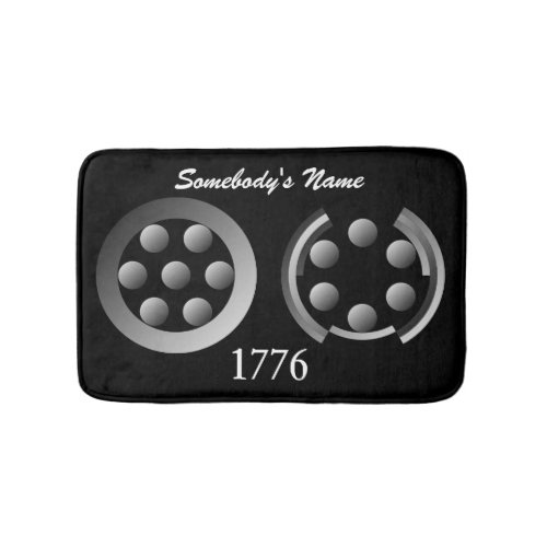 Centesimal 1776 by Kenneth Yoncich Bath Mat