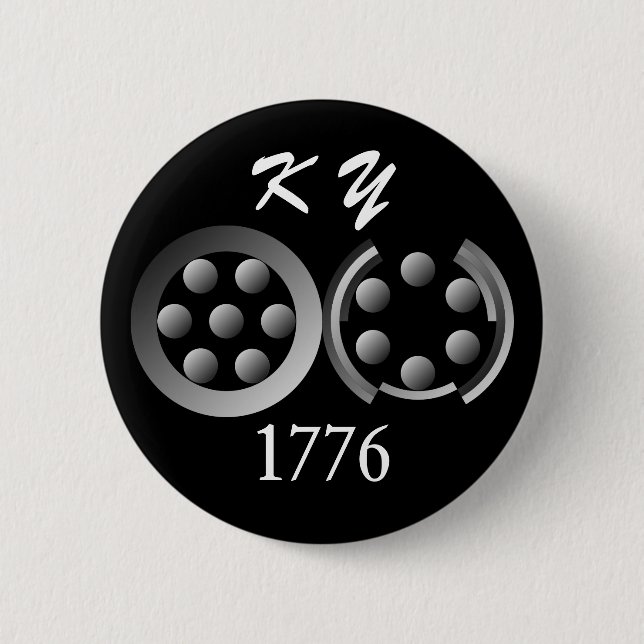 Centesimal 1776 by Kenneth Yoncich Button (Front)
