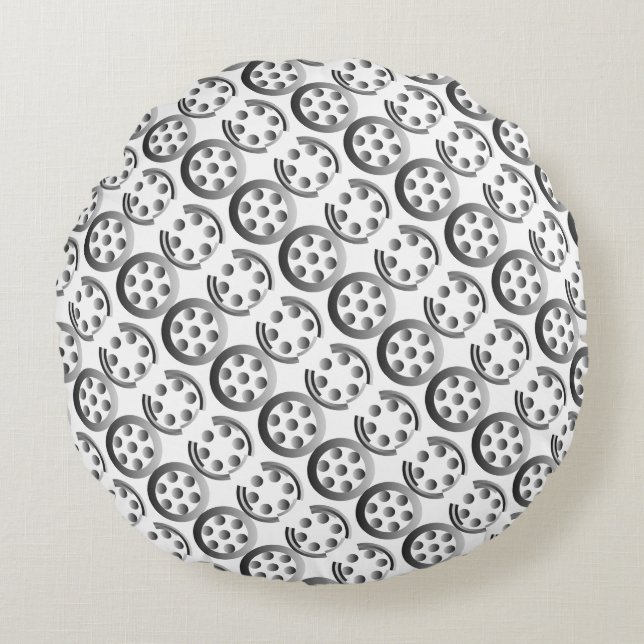 Centesimal 1776 by Kenneth Yoncich Round Pillow (Front)