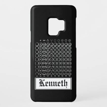 Centesimal Number Chart S-L by Kenneth Yoncich Case-Mate Samsung Galaxy S9 Case
