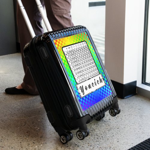 Centesimal Number Chart SL by Kenneth Yoncich Luggage