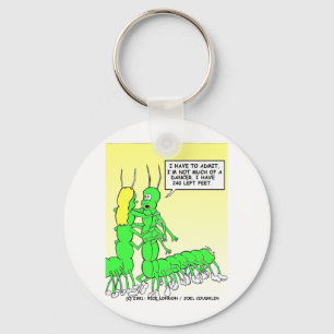 Centipede Dancing Funny Tees, Gifts & Collectibles Keychain