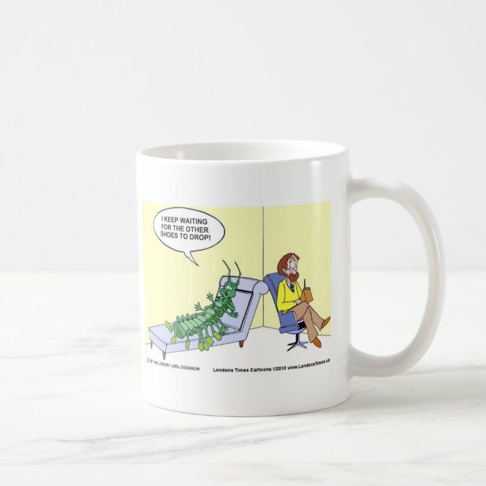 Centipede In Therapy Funny Gifts Tees Mugs Etc