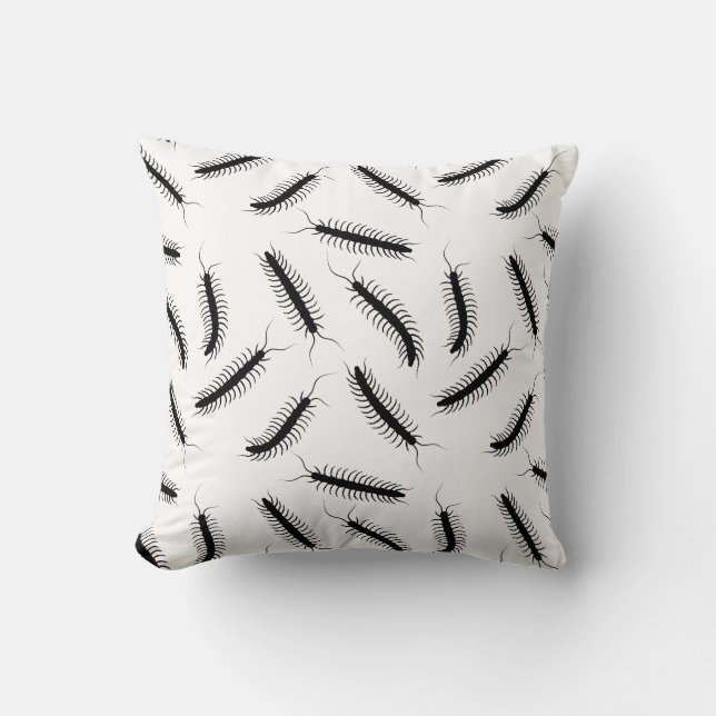 Centipede Throw Pillow (Front)