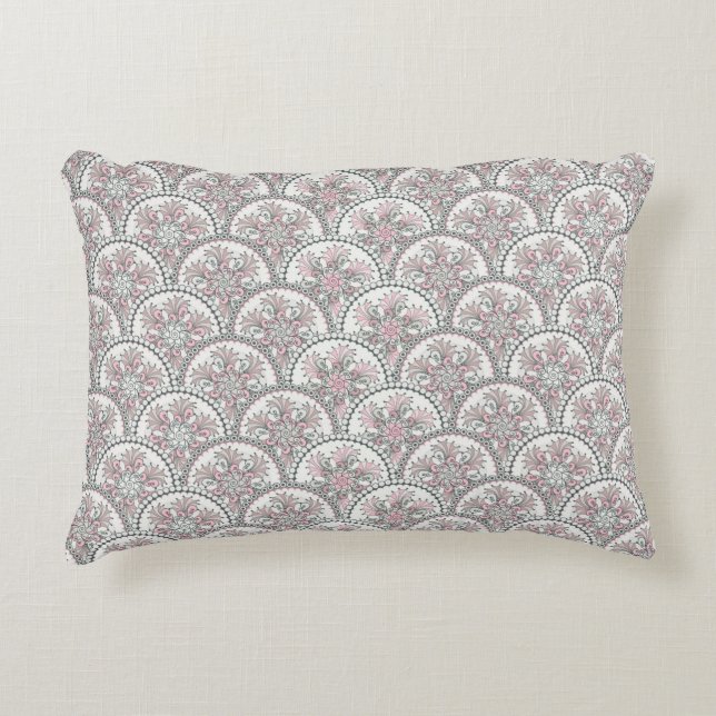 Centle Vintage Pattern Accent Pillow (Front)
