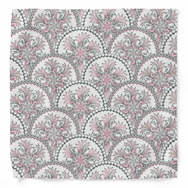 Centle Vintage Pattern Bandana (Front)