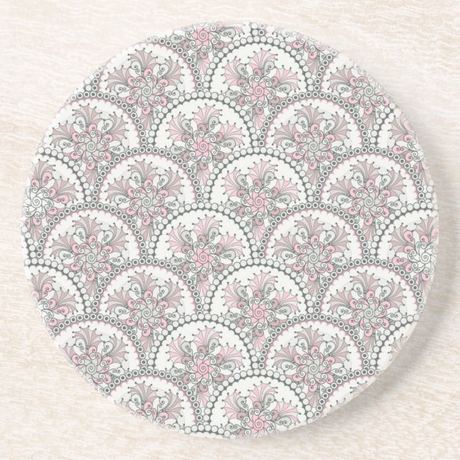 Centle Vintage Pattern Drink Coaster (Front)
