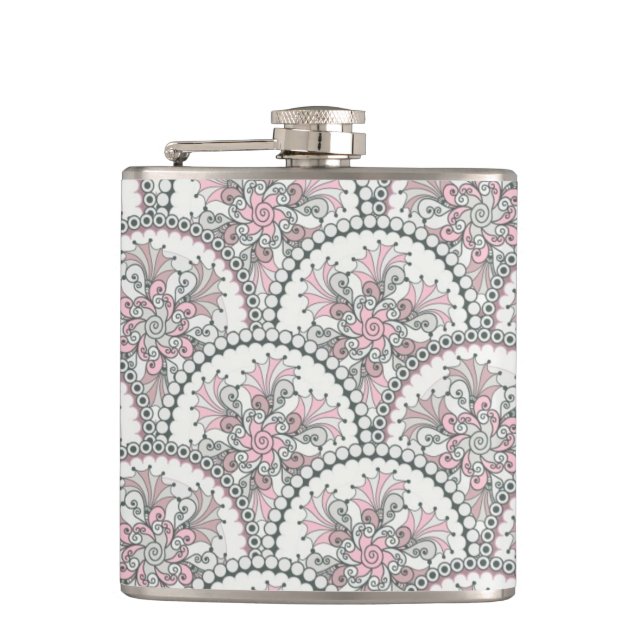 Centle Vintage Pattern Flask (Front)