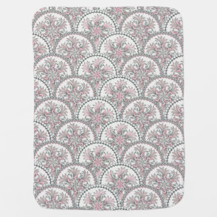 Centle Vintage Pattern Receiving Blanket