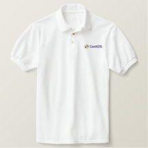 CentOS White Polo Shirt