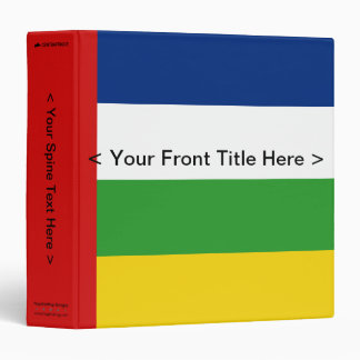 Centrafrique Flag Binder